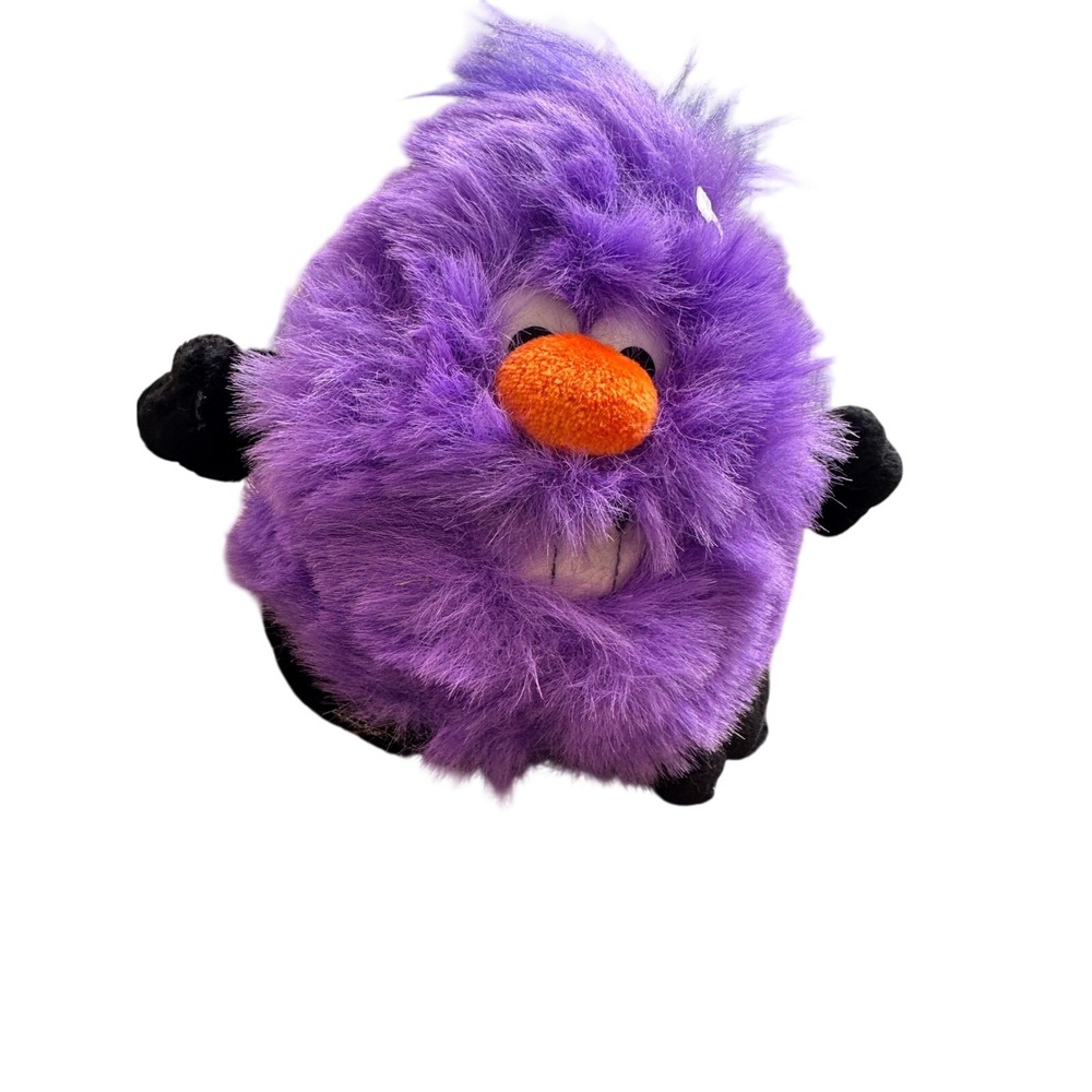 Vintage Gibson Goofy Goblin Purple Plush Sound Activated Jiggles Giggles Toy